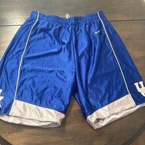 Vintage Y2K Nike Team Men's UK Reversible Baggy Basketball Shorts Size XXL Blue